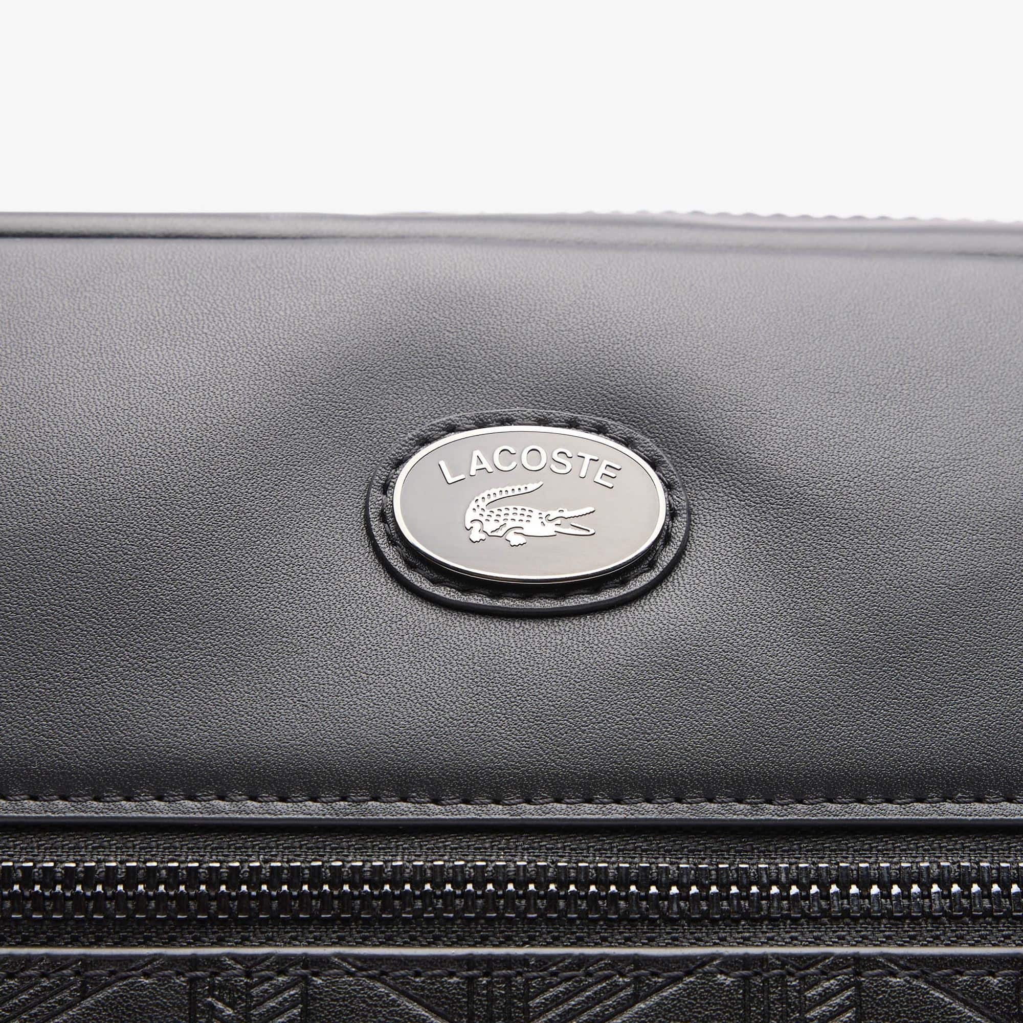 Monogram Leather Reporter Bag - Bags - New In 2026 | Lacoste
