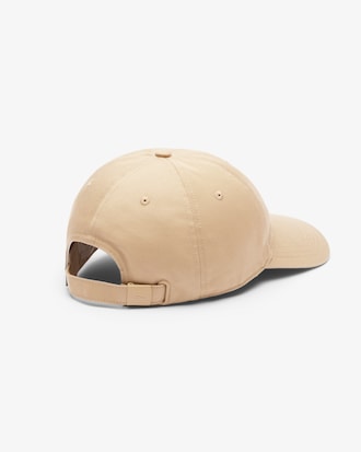 Casquette unisexe unie Lacoste en twill de coton biologique