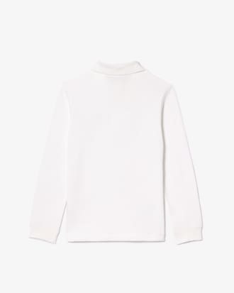 Kids' Long Sleeve Petit Piqué Polo