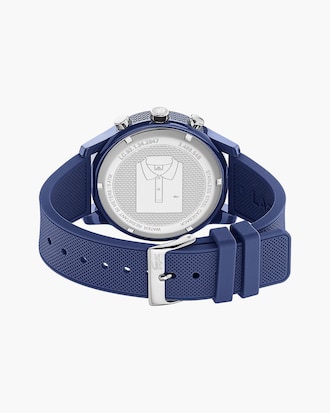Men's Lacoste.12.12 Chronograph Watch With Blue Silicone Strap