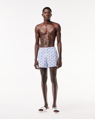 Men's Crocodile Print Swim Trunks