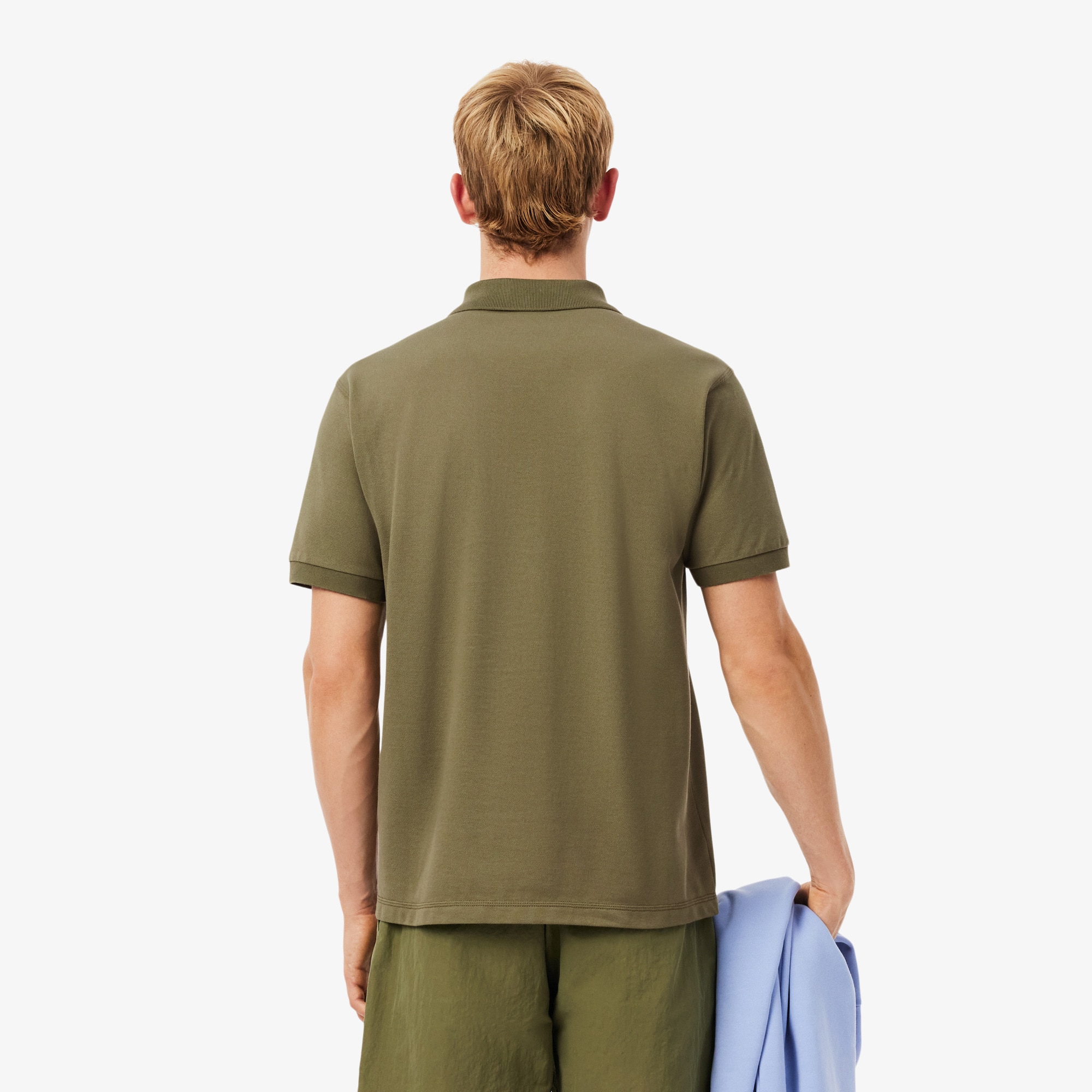 Men's Classic Fit Embroidered Motif Piqué Polo