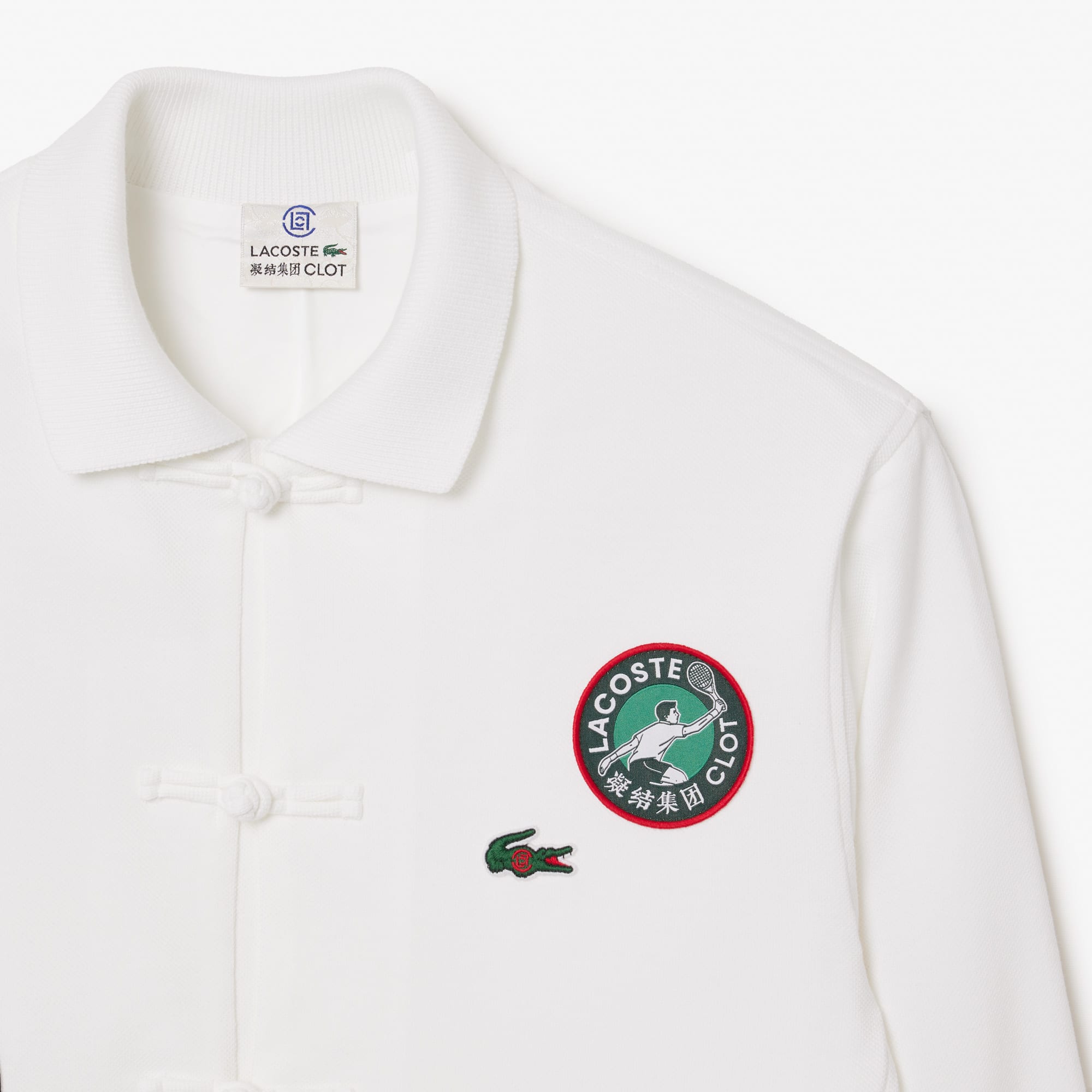 Unisex Lacoste x Clot Multi Badge Overshirt - Button Down Shirts