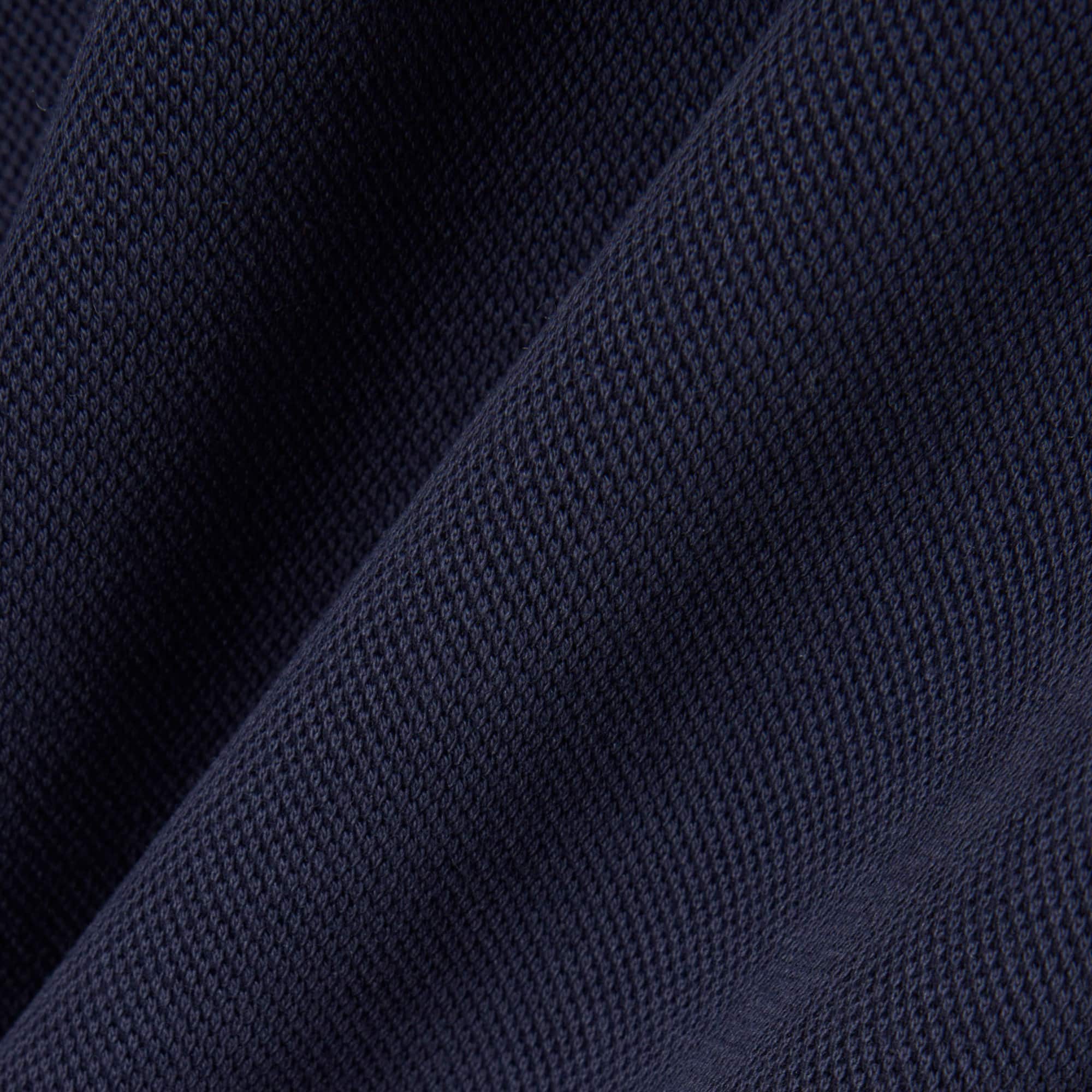 Loose Fit Embroidered Badge Piqué Polo Shirt