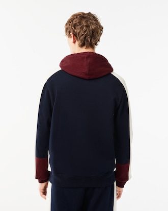 Men's Zip-Up Colorblock Hoodie