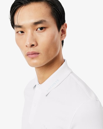 Slim Fit Branded Piqu&eacute; Polo