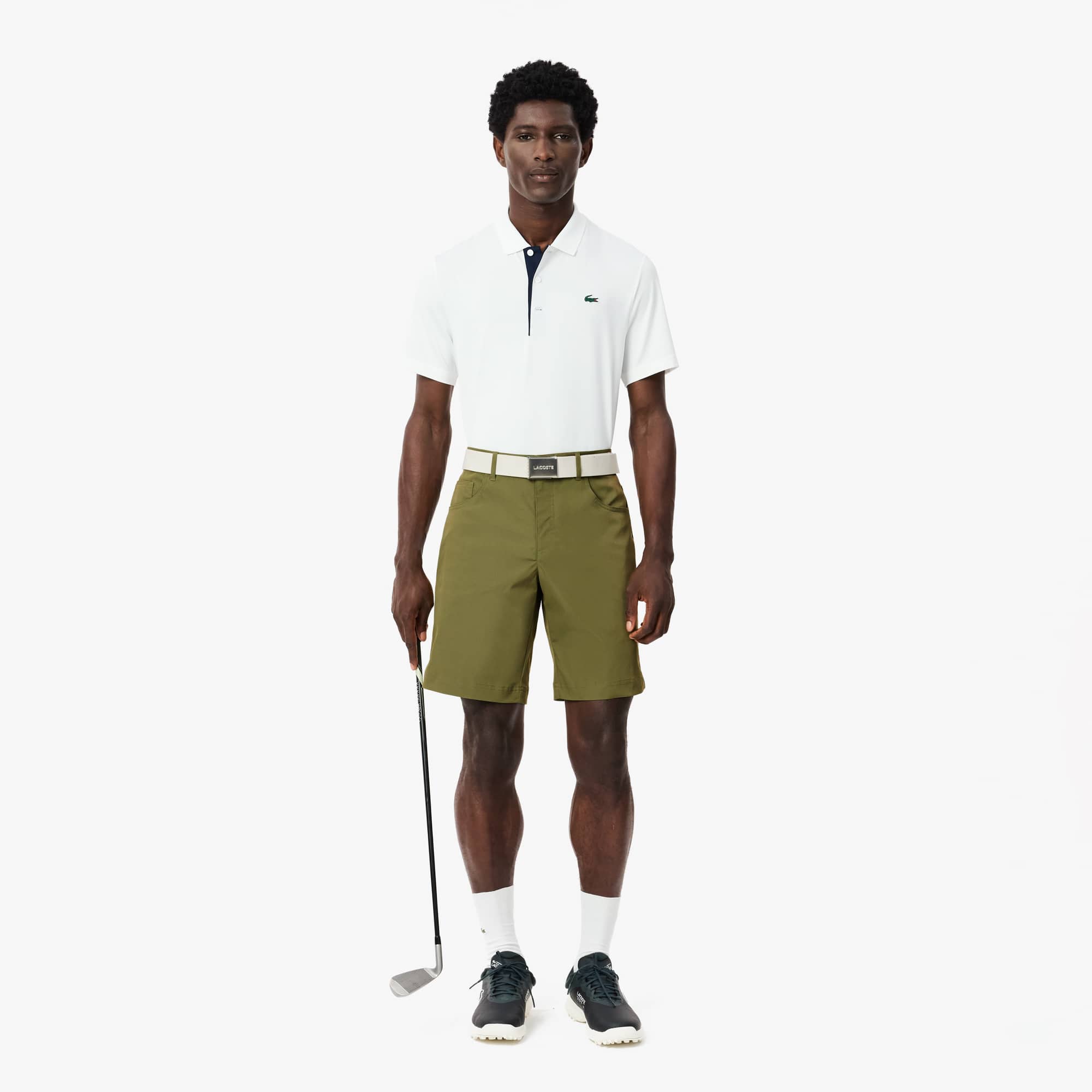 Lacoste Men's Multi-Pocket Ultra Dry Golf Shorts