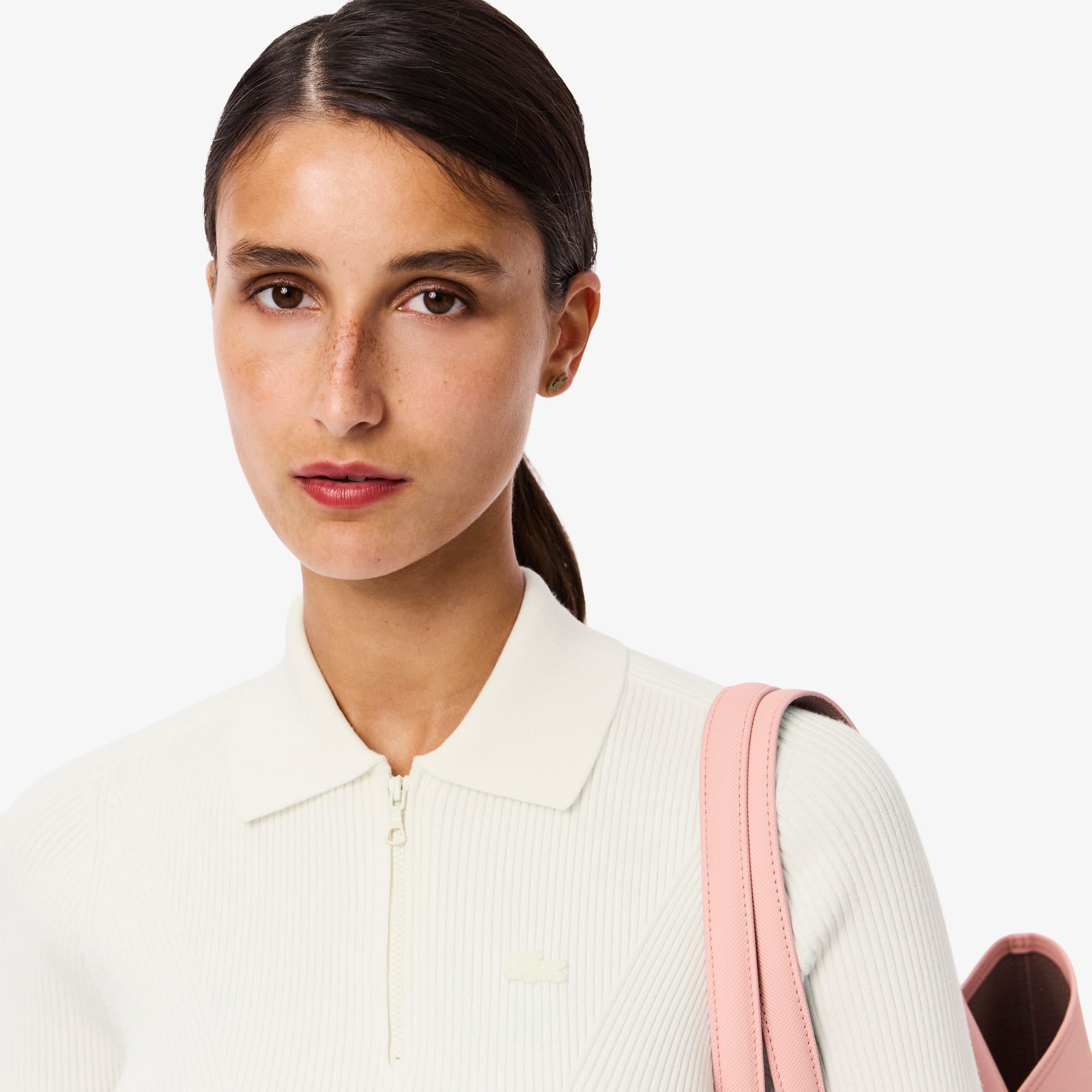 Women's 3D Ribbed Knit Polo - Sweaters & Sweatshirts - New In 2026