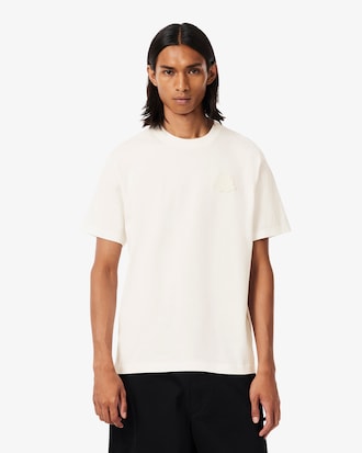 Embroidered Shield Accent Heavy Jersey T-shirt