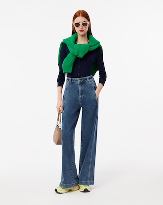 Women's Merino Wool 3D Knit Cardigan