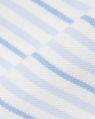 Regular Fit Striped Petit Piqu&eacute; Polo