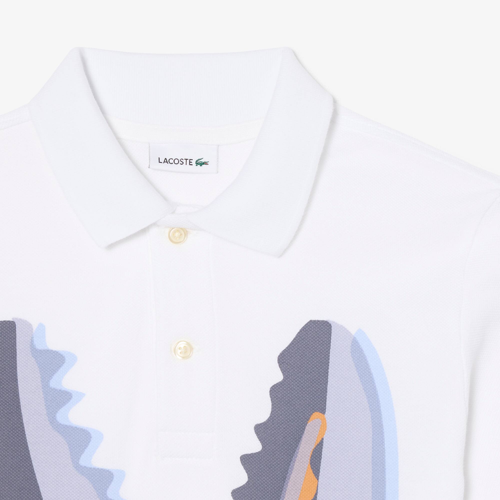 Printed Cotton Polo