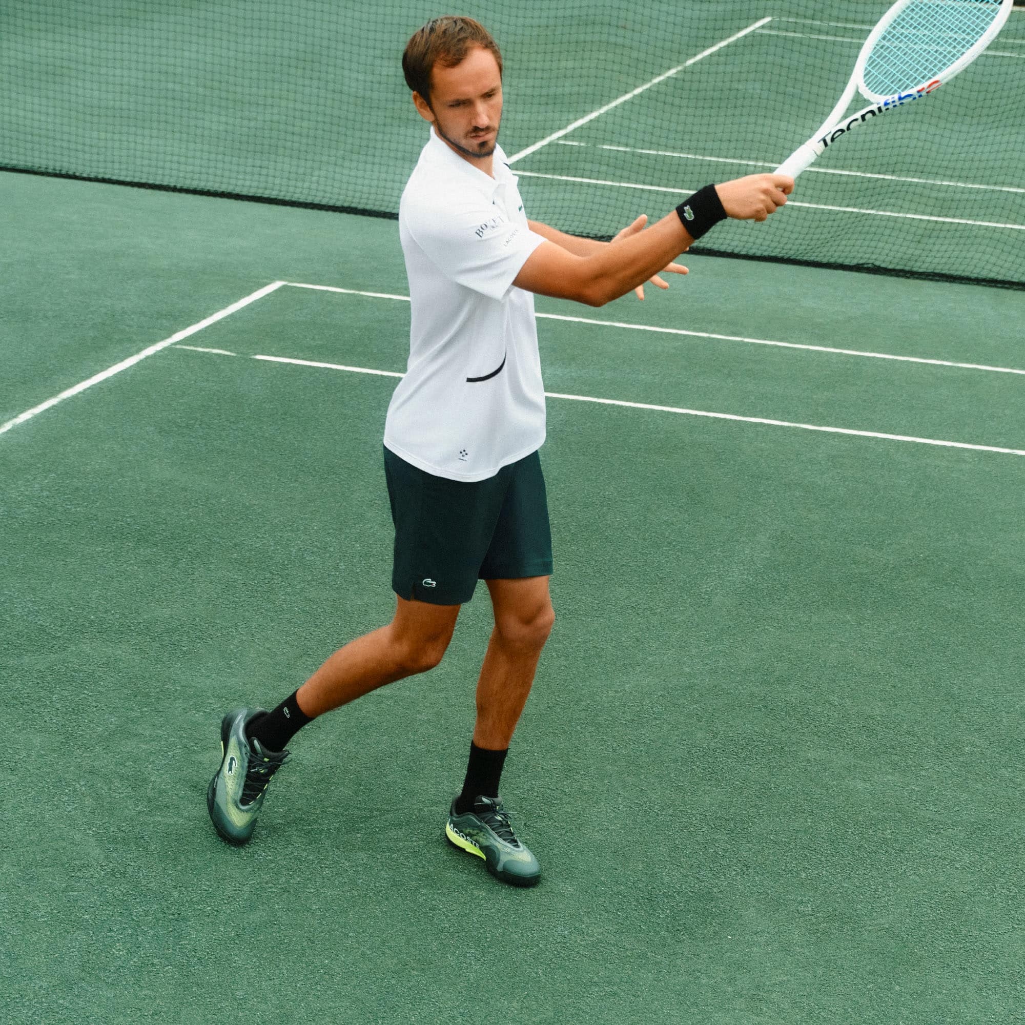 Lacoste Sneakers AG-LT Pro x Daniil Medvedev para Hombre Verde