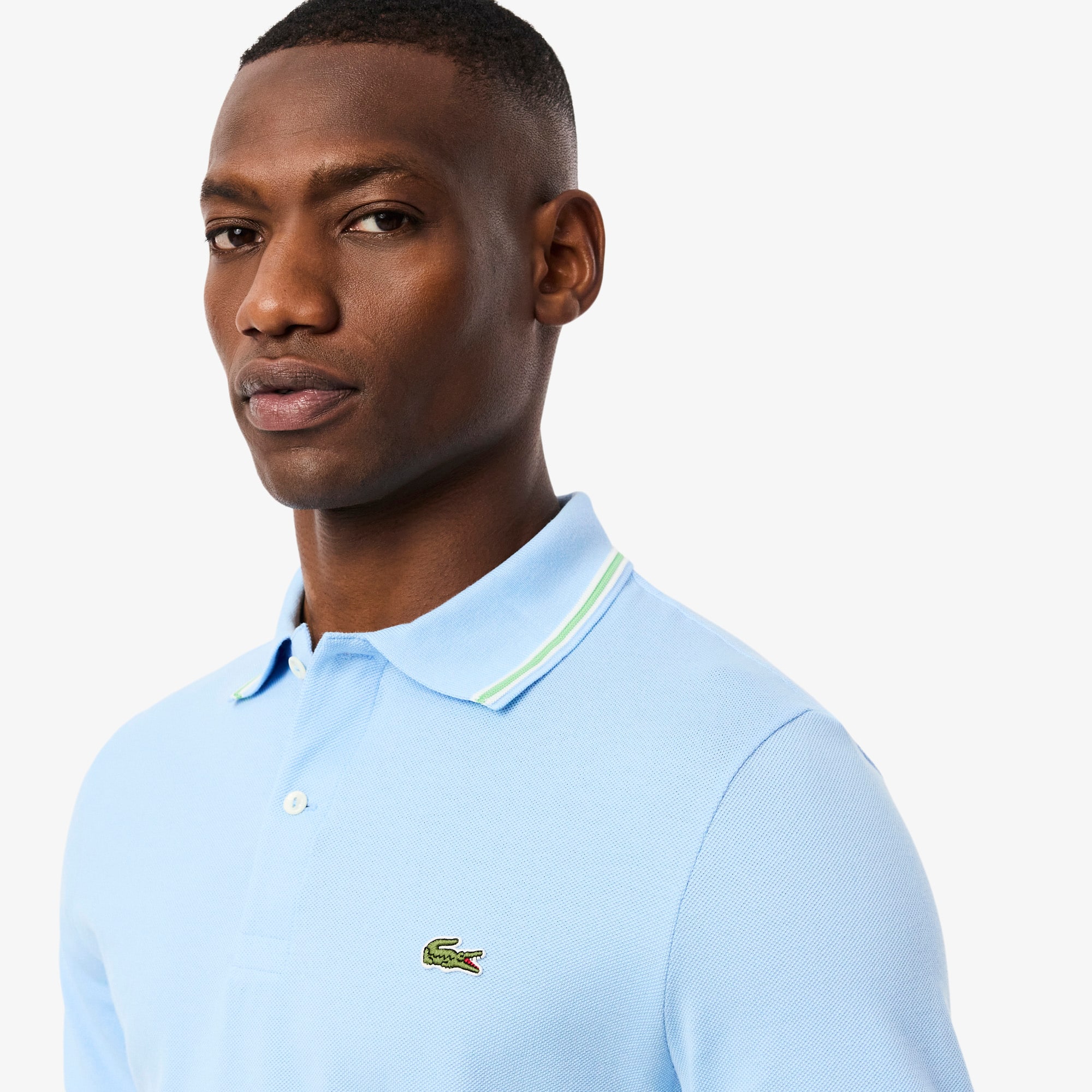 Men's Regular Fit Trim Accent L.12.12 Polo - Polo Shirts - New In