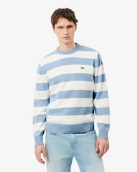 Striped Cotton Crew Neck Sailor Sweater