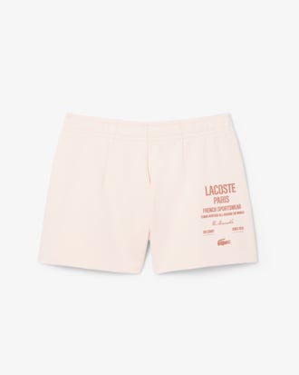 Shorts de tela plisados ​​para mujer