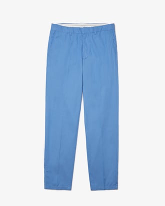 Men&rsquo;s Straight Fit Pleated Lightweight Cotton Blend Chino Pants