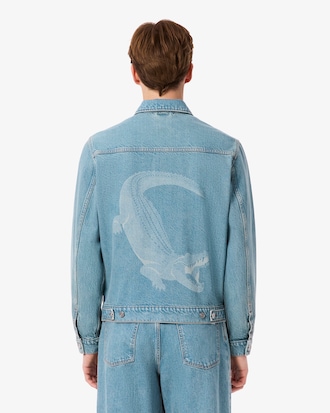 Men's Crocodile Denim Jacket