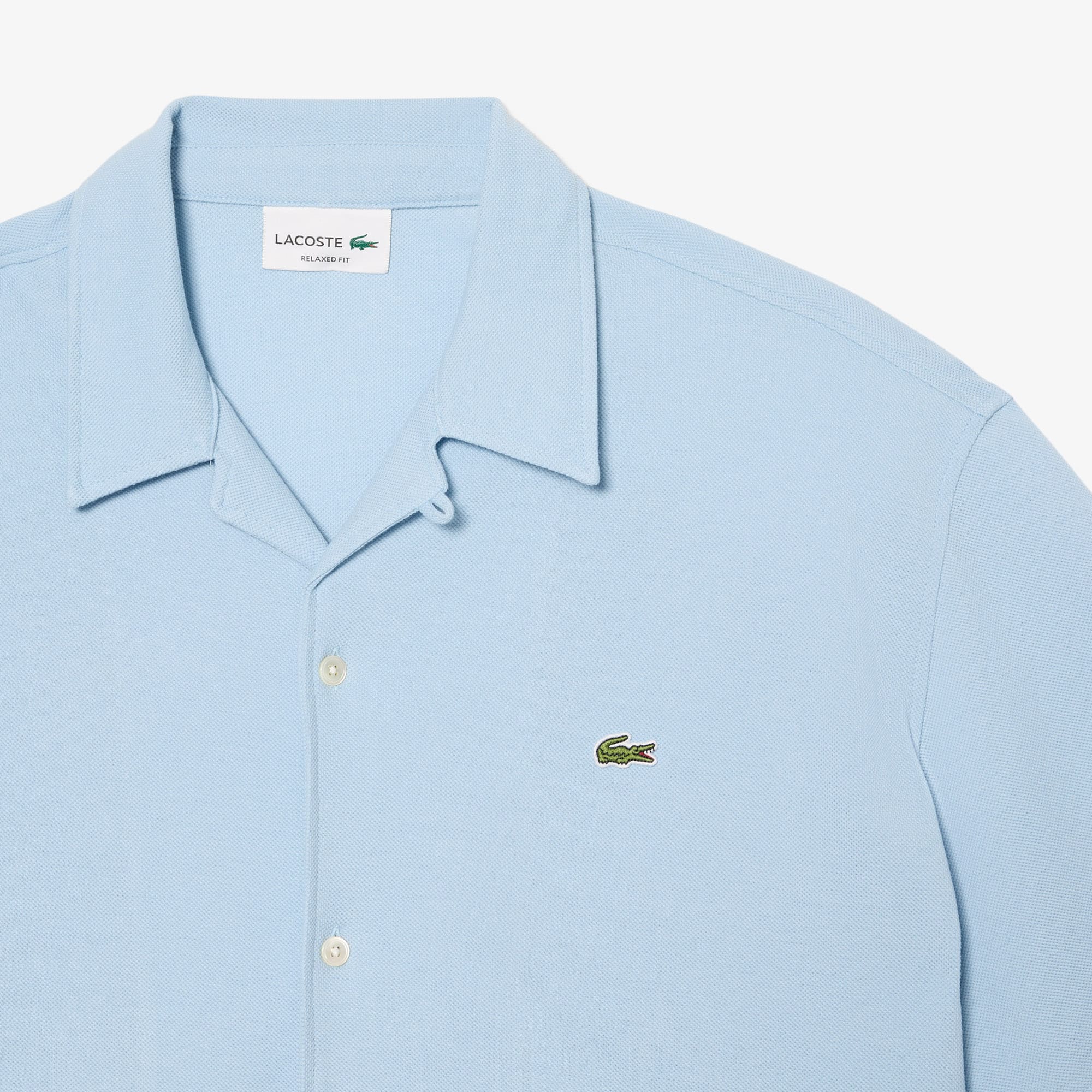 Relaxed Fit Short Sleeved Piqué Shirt