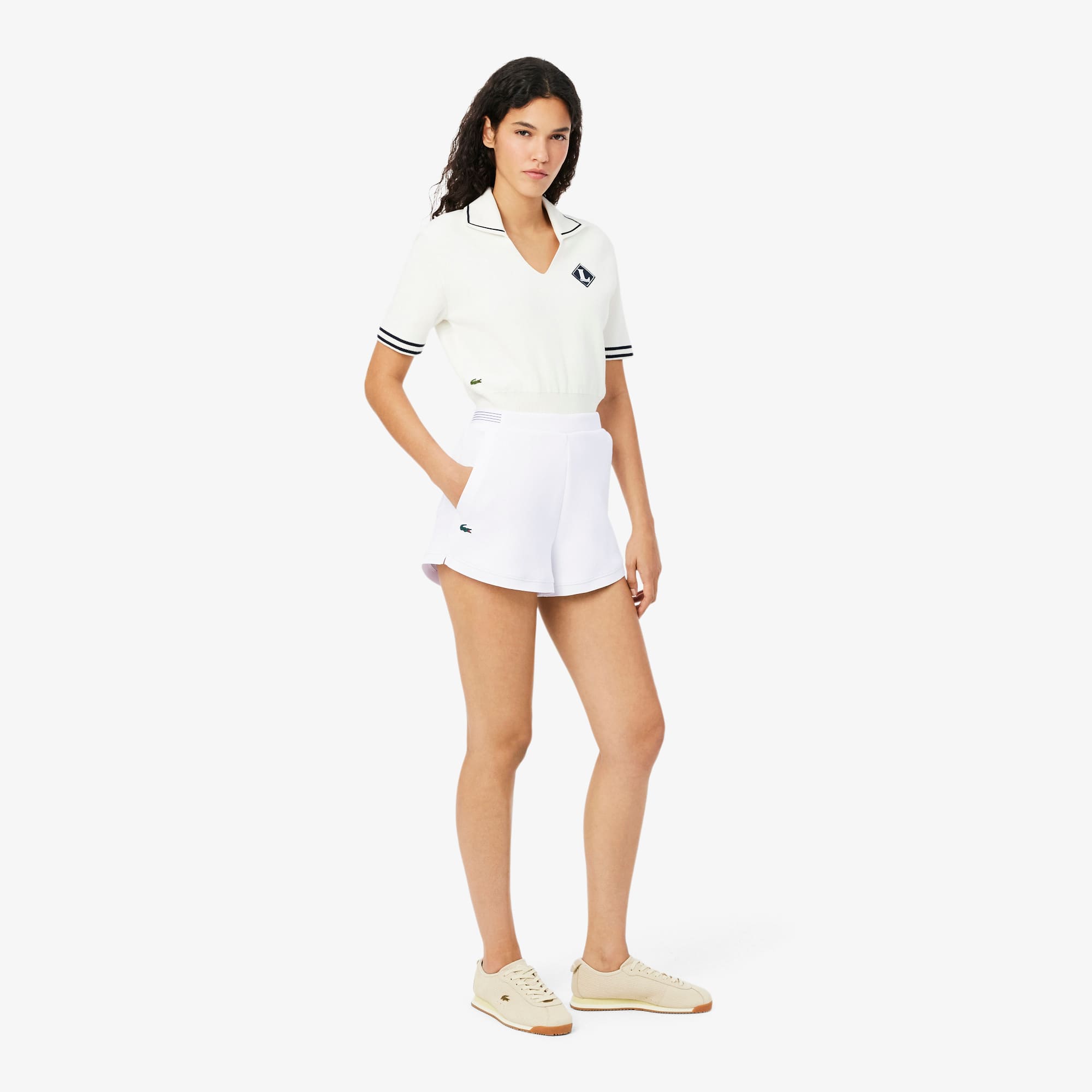 Lacoste Ultra Dry Badge Accent Tennis Heritage Shorts
