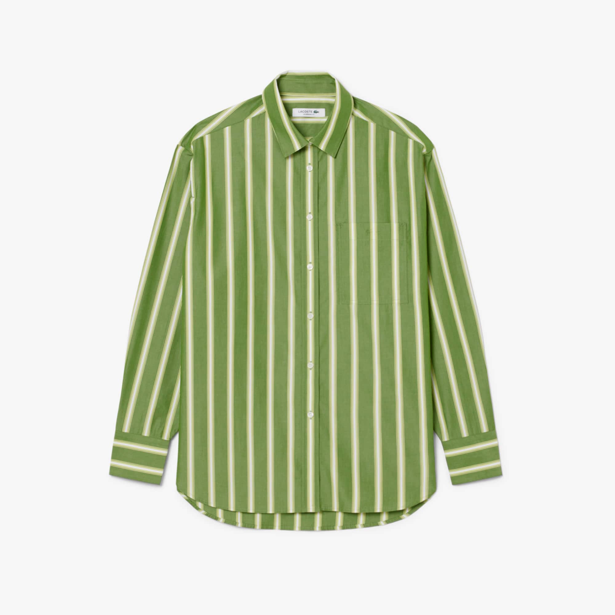 Oversized Cotton Poplin Shirt - T-Shirts & Tops - New In 2026
