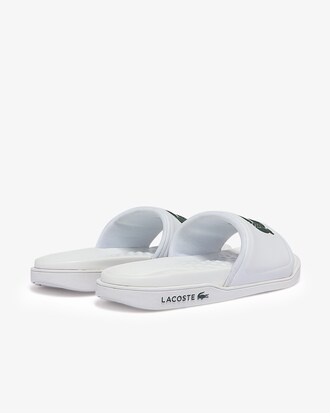 Women's Croco Dualiste Logo Strap Slides