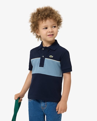 Contrast Band Petit Piqu&eacute; Polo Shirt