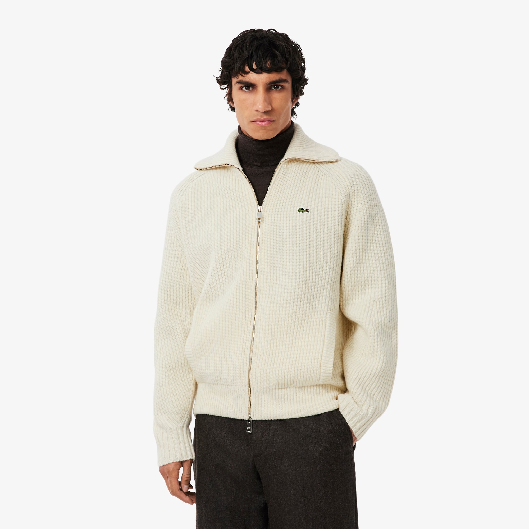 Men's Wool Zip-Up Sweater - Sweaters & Sweatshirts - New In 2026