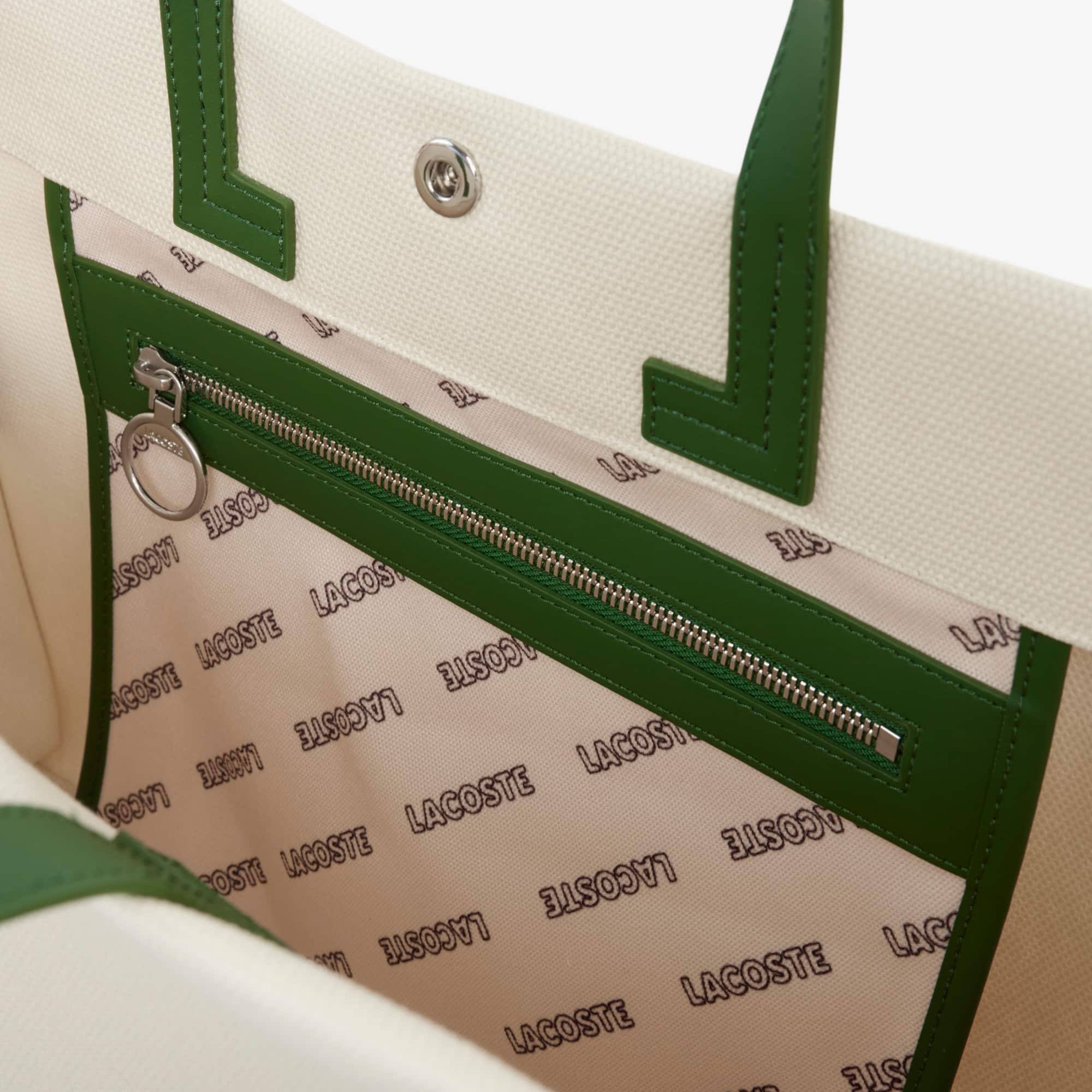 Large Heritage Canvas Tote - Bags - New In 2026 | Lacoste