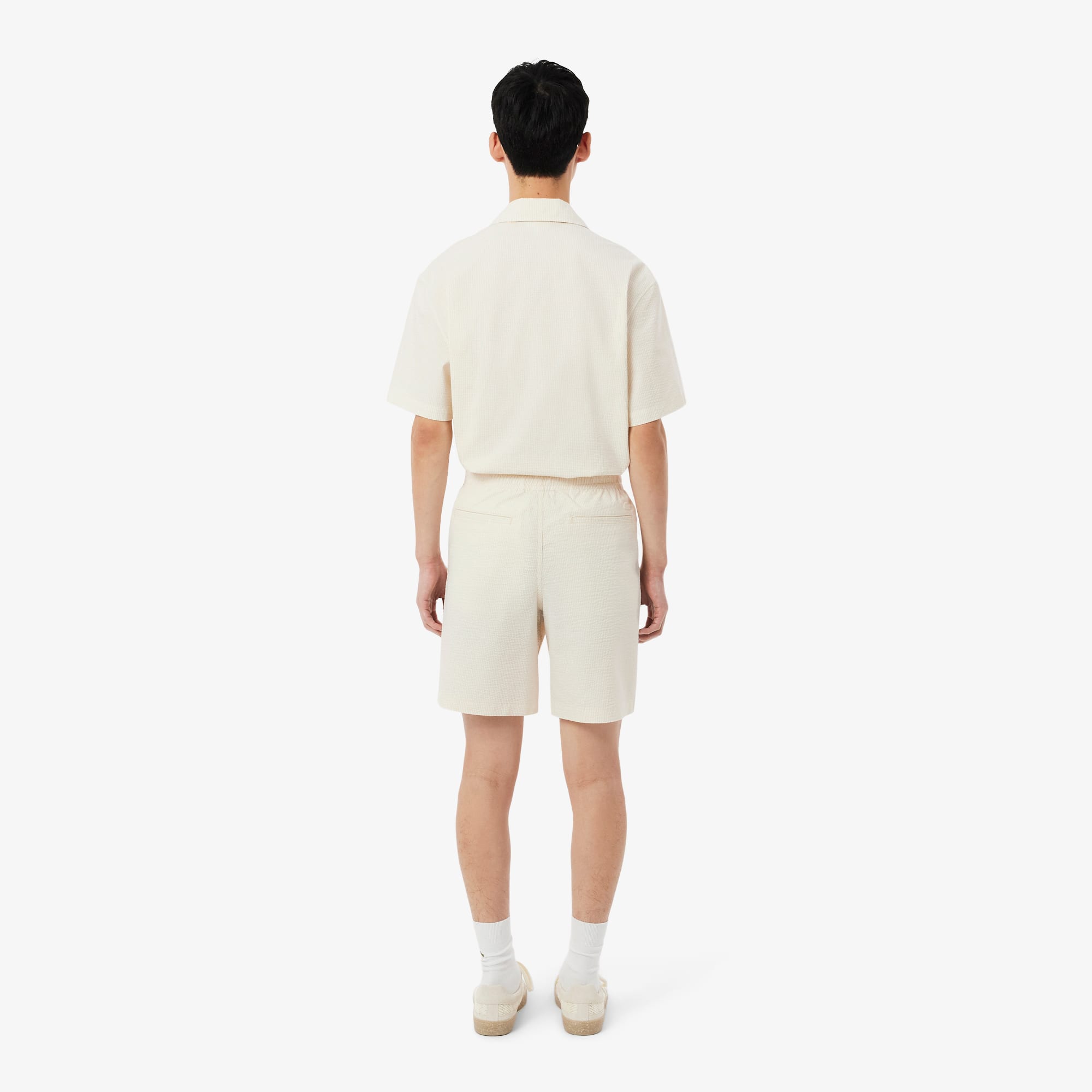 Cotton Seersucker Shorts