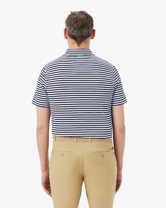 Regular Fit Ultra Dry Striped Golf Polo