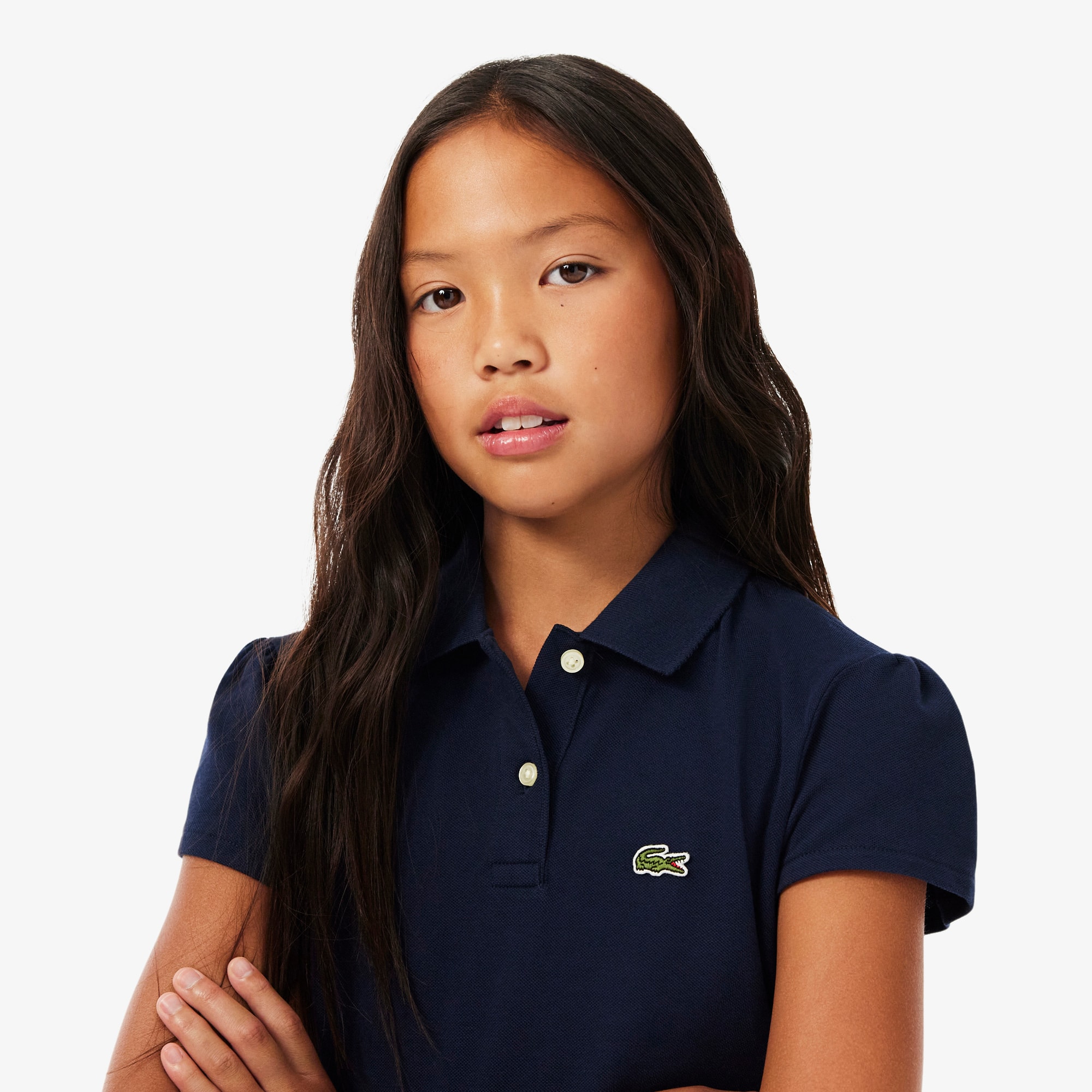 Scallop Collar Mini Piqué Polo Shirt - Kids' Polos - New In 2026
