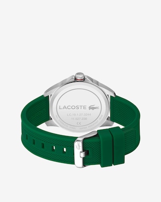 Men&rsquo;s Lacoste Le Croc Green Silicone Strap Watch