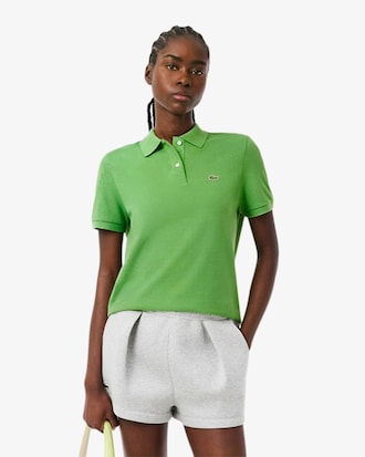 Women's Regular Fit Supple Petit Piqu&eacute; Polo