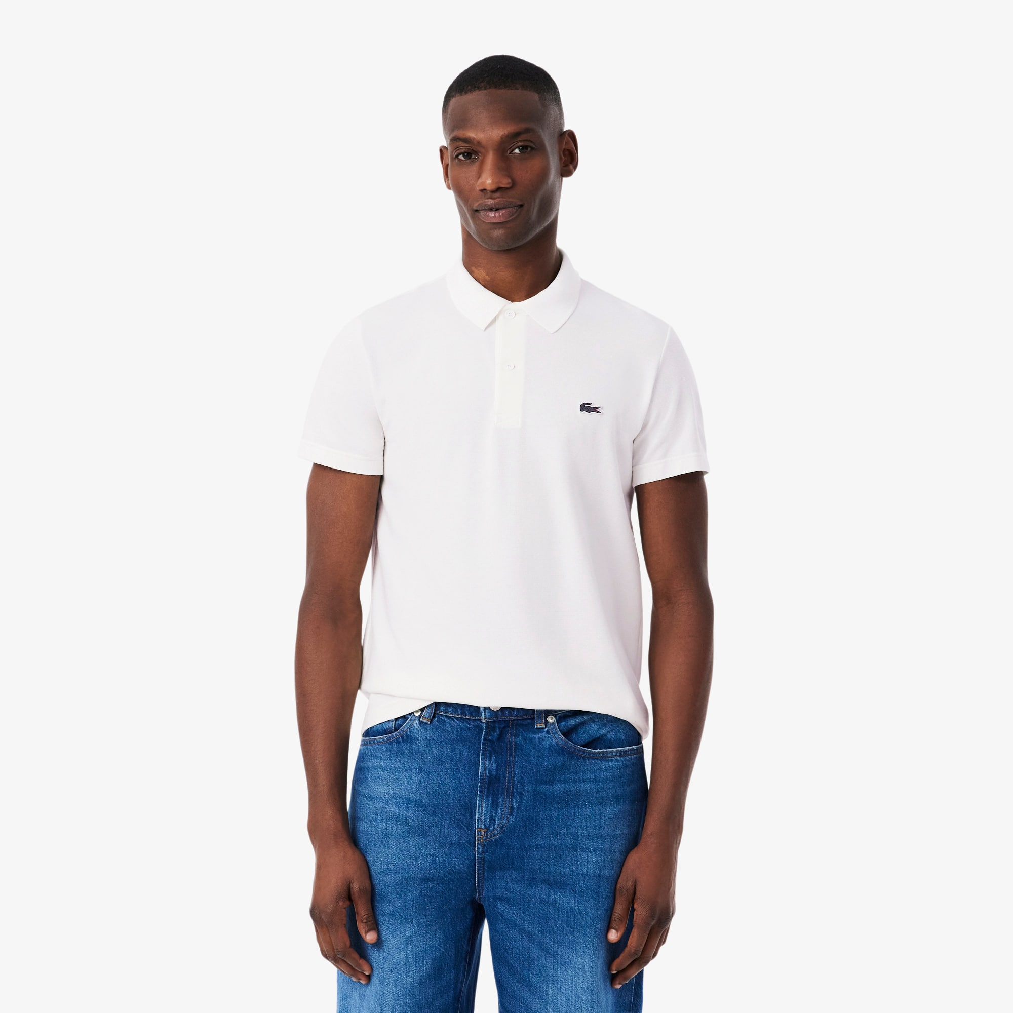 Men's Regular Fit Cotton Blend Polo - Polo Shirts - New In 2026