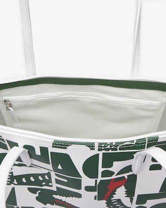 Women&rsquo;s L.12.12 Crocodile Pattern Canvas Tote