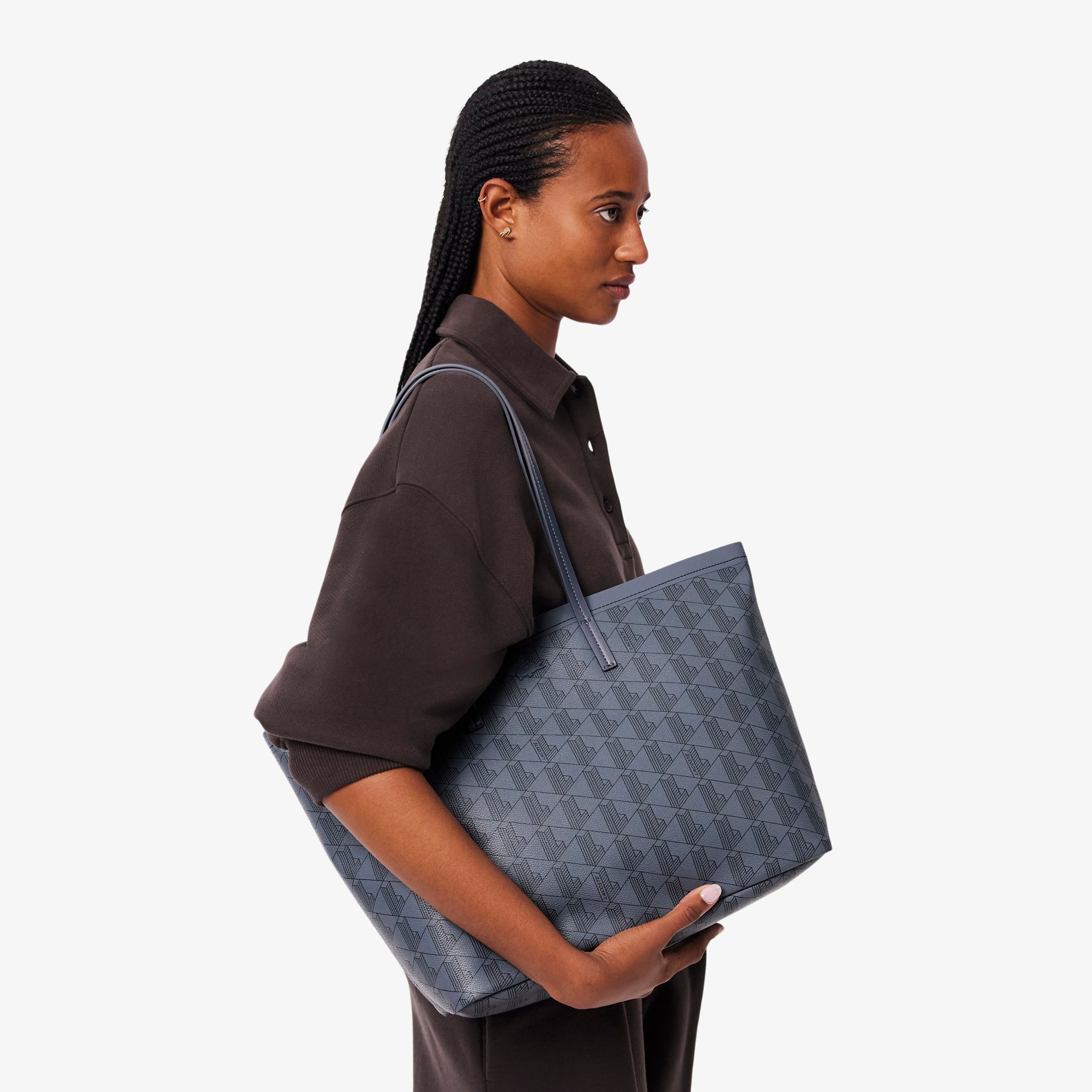 Zely Grained Tote & Pouch - Bags - New In 2026 | Lacoste
