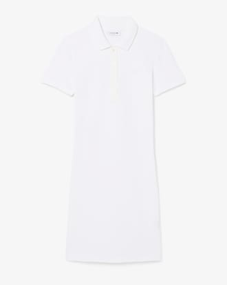 Women's Slim Fit Stretch Mini Piqu&eacute; Polo Dress