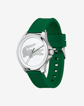 Men&rsquo;s Lacoste Le Croc Green Silicone Strap Watch