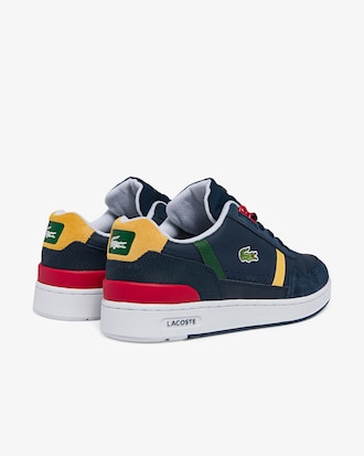 Men's T-Clip Leather and Suede Sneakers