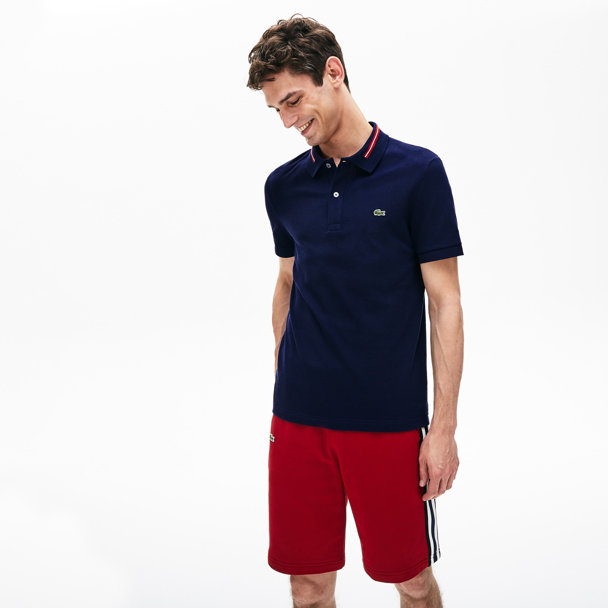 lacoste short tee shirt