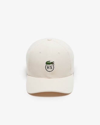 Casquette Lacoste x Highsnobiety en coton piqué