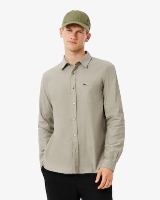 Camisa De Algod&oacute;n De Corte Regular