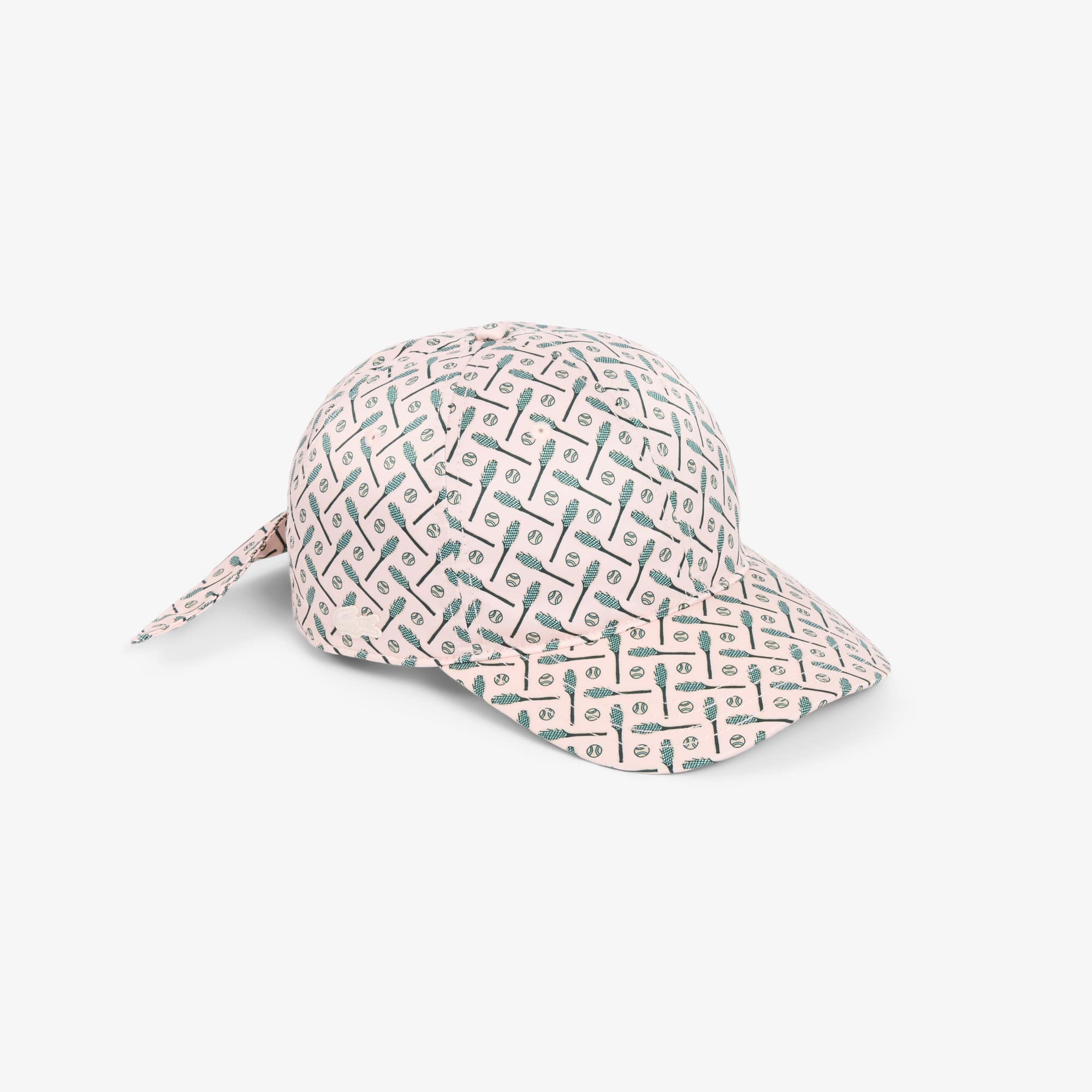 Tie Accent Satin Cap