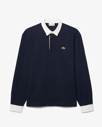 Relaxed Fit Jersey Rugby Polo Shirt