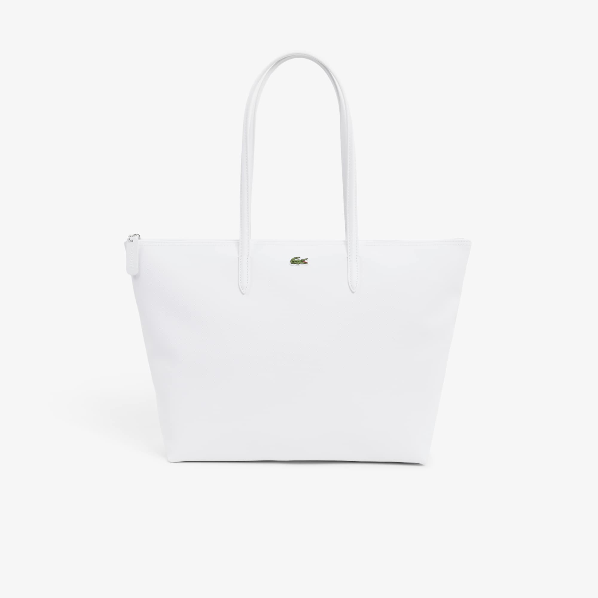 Lacoste Large L.12.12 Concept Tote - One Size In White