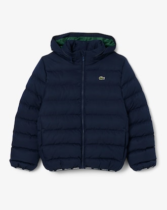 Kids' Hooded Diamond Puffer Jacket