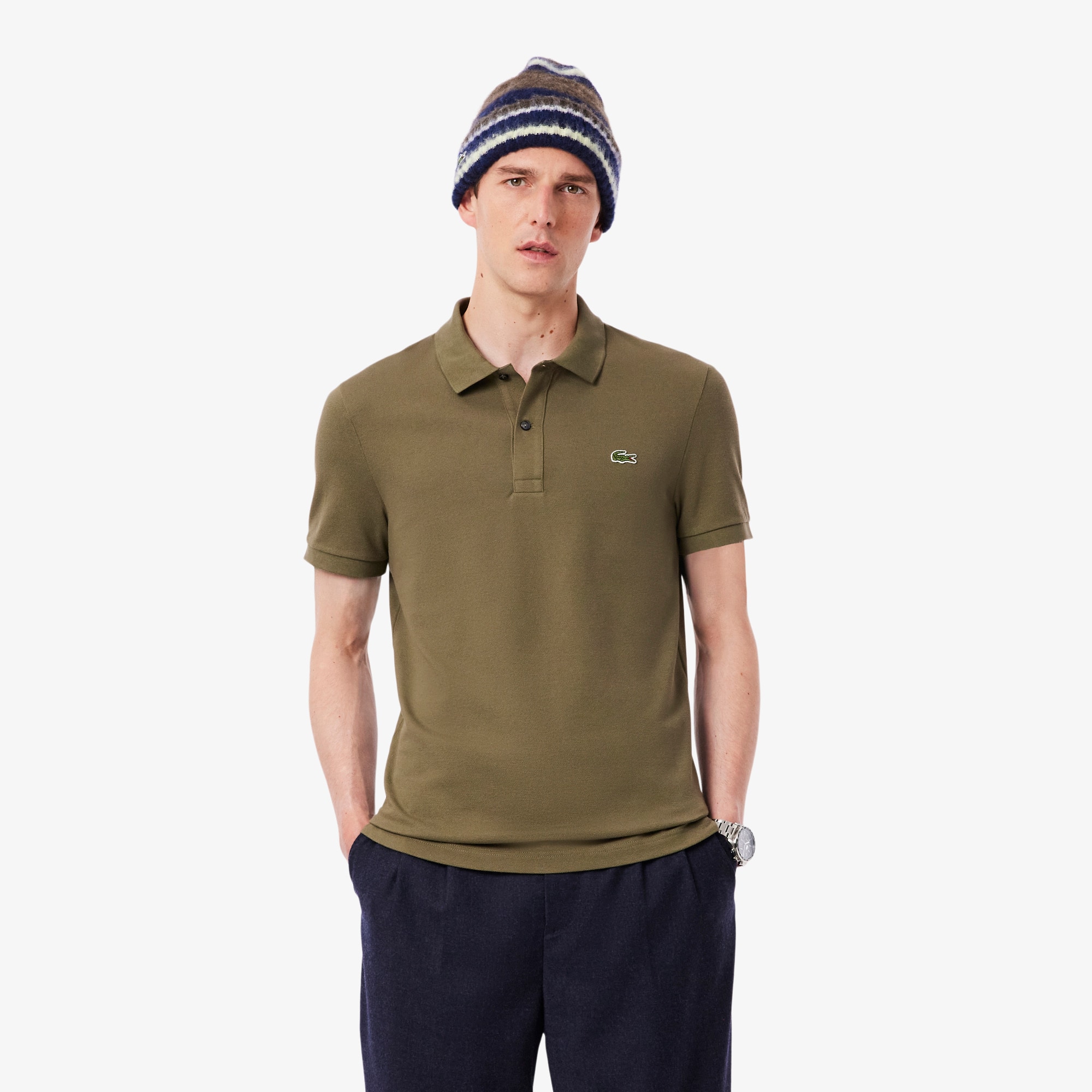 Lacoste Men's Slim Fit L.12.12 Piqué Polo - 3xl - 8 In Green