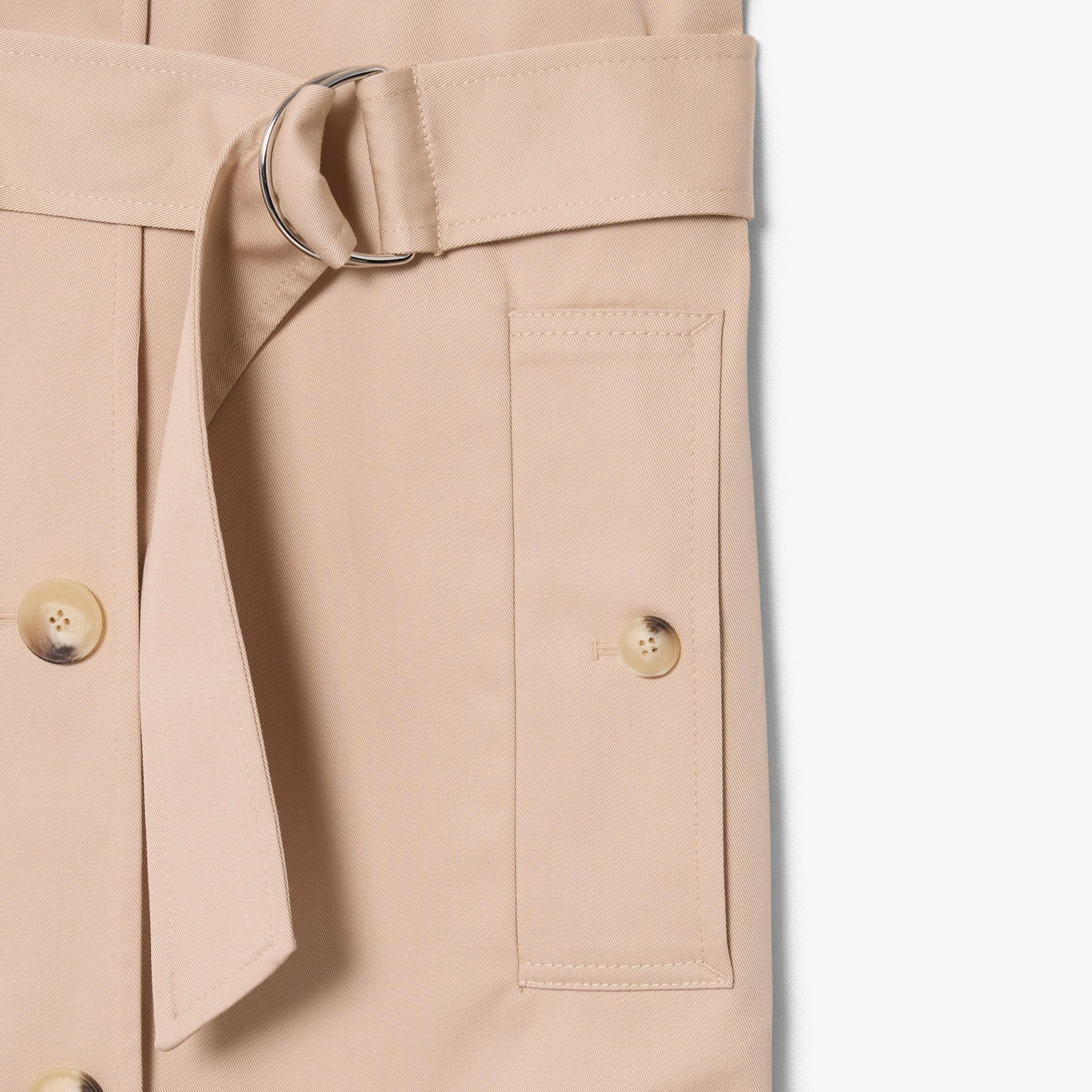 Oversized Water-Repellent Trench Coat