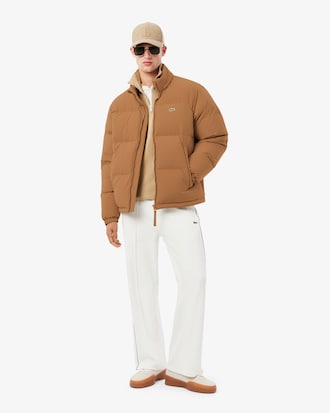 Men's Water-Repellent Hooded Down Jacket